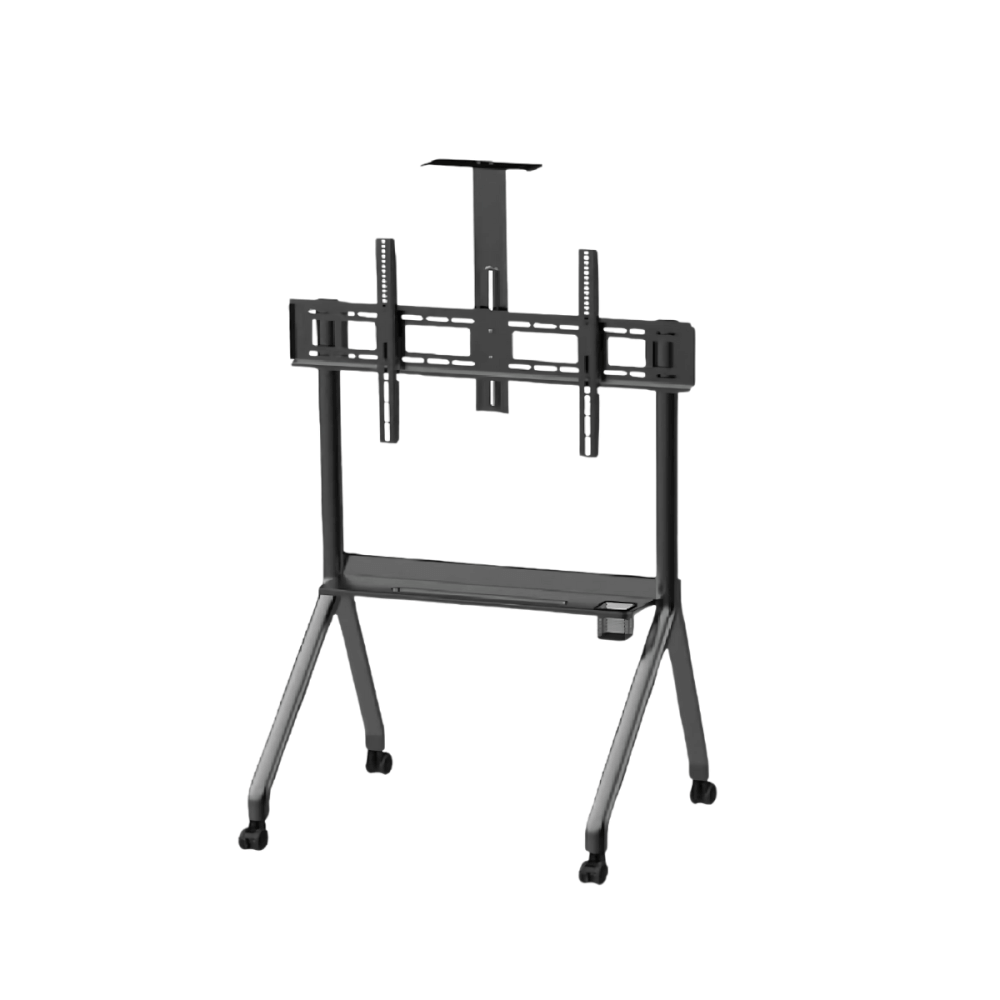 ขาตั้งทีวี มีล้อเลื่อน MOKKOI HOME รุ่น KM-TR43 BLACK สำหรับทีวีขนาด 55-120 นิ้ว สีดำ